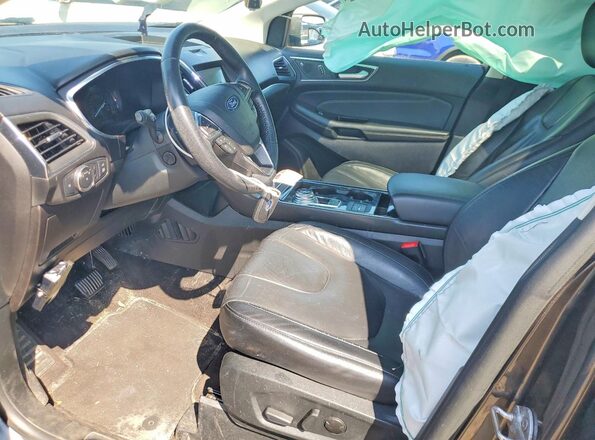 2FMPK4K97LBA41669 2020 FORD EDGE Gray Вид ззаду