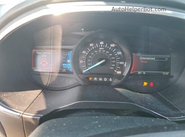 2FMPK4K97LBA41669 2020 FORD EDGE Gray Вид панелі приладів