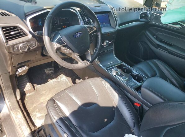 2FMPK4K97LBA41669 2020 FORD EDGE Gray Вид салону спереду