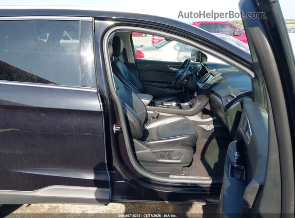 2FMPK4K97LBA75188 2020 FORD EDGE Black Front interior view