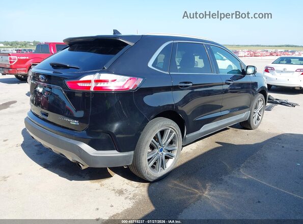 2FMPK4K97LBA75188 2020 FORD EDGE Black Rear right