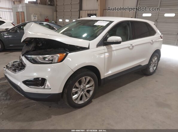 2FMPK4K97MBA59879 2021 FORD EDGE White Передня ліва чверть