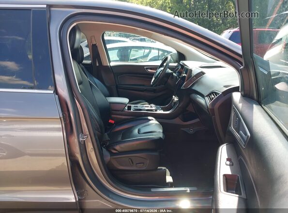 2FMPK4K97NBA29248 2022 FORD EDGE Серый Вид салона спереди