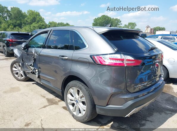 2FMPK4K97NBA29248 2022 FORD EDGE Серый Задняя левая четверть