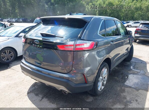 2FMPK4K97NBA29248 2022 FORD EDGE Серый Задняя правая четверть
