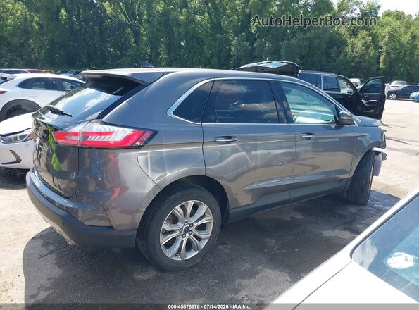 2FMPK4K97NBA29248 2022 FORD EDGE Серый Панорамный вид салона 360°