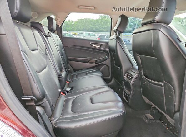 2FMPK4K97NBA45367 2022 FORD EDGE Burgundy Вид задньої частини салону