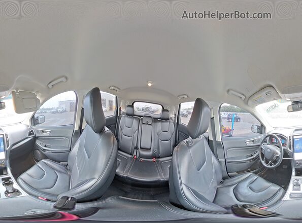 2FMPK4K97NBA45367 2022 FORD EDGE Burgundy Панорамний вид салону 360°