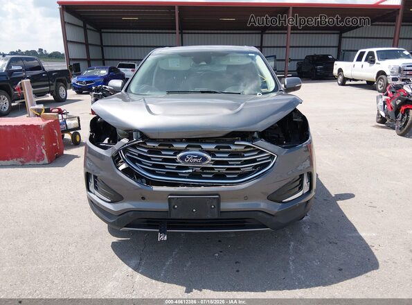 2FMPK4K97PBA19144 2023 FORD EDGE Серый Вид задней части салона