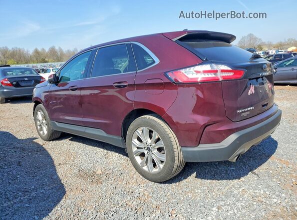 2FMPK4K97RBA04811 2024 FORD EDGE Maroon Rear left