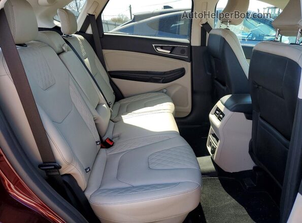 2FMPK4K97RBA04811 2024 FORD EDGE Maroon Rear interior view