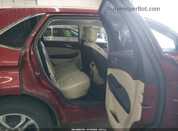 2FMPK4K98GBB43164 2016 FORD EDGE Red VIN კოდის სტიკერის ხედი