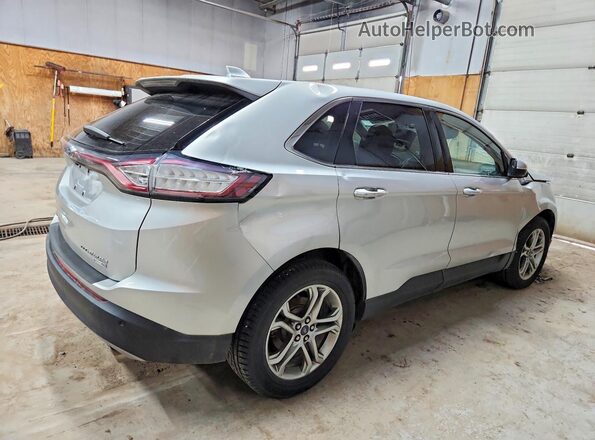 2FMPK4K98JBB06820 2018 FORD EDGE Silver Rear right