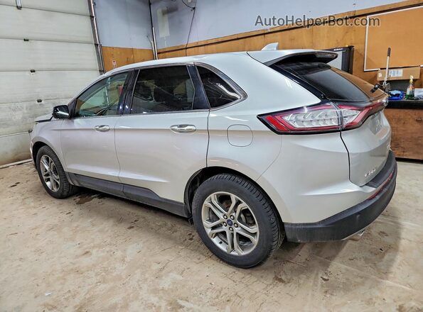 2FMPK4K98JBB06820 2018 FORD EDGE Silver Rear left