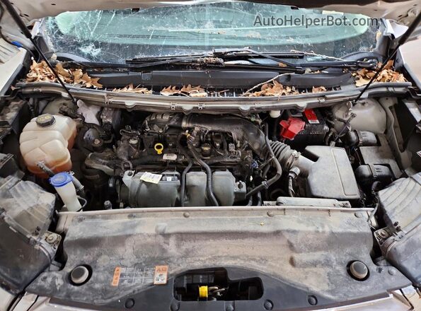 2FMPK4K98JBB06820 2018 FORD EDGE Silver Engine compartment view