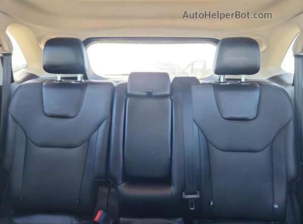 2FMPK4K98JBC47435 2018 FORD EDGE Gray Вид задніх сидінь