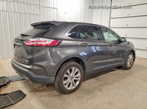 2FMPK4K98KBB24901 2019 FORD EDGE Серый Задняя правая четверть