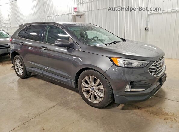 2FMPK4K98KBB24901 2019 FORD EDGE Серый Передняя правая четверть