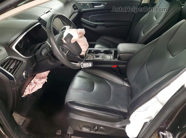 2FMPK4K98KBB24901 2019 FORD EDGE Серый Вид салона спереди