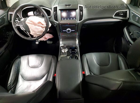 2FMPK4K98KBB24901 2019 FORD EDGE Серый Вид панели приборов