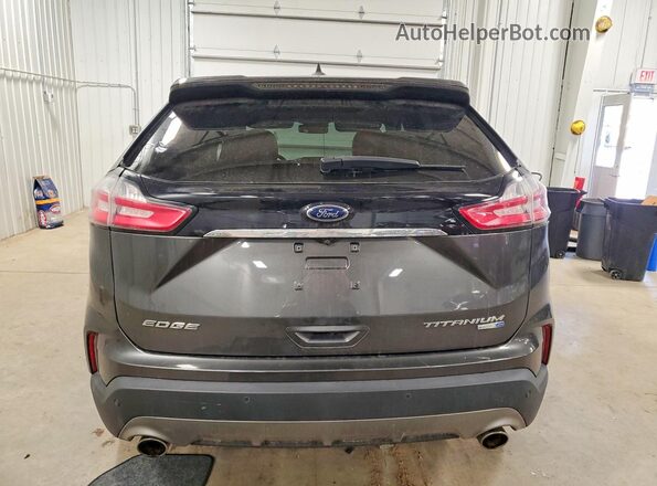 2FMPK4K98KBB24901 2019 FORD EDGE Серый Вид сзади