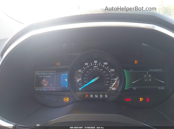 2FMPK4K98KBB33873 2019 FORD EDGE Красный Вид задних сидений