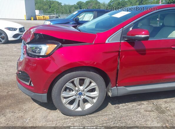 2FMPK4K98KBB33873 2019 FORD EDGE Красный 