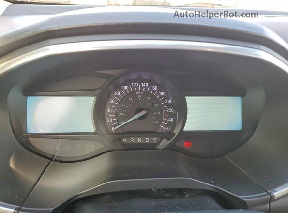 2FMPK4K98KBB39415 2019 FORD EDGE Red Instrument cluster view