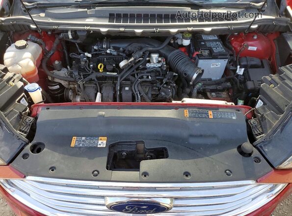 2FMPK4K98KBB39415 2019 FORD EDGE Red Rear interior view