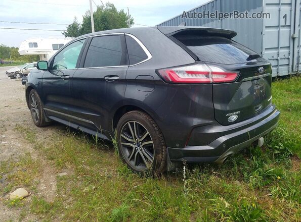 2FMPK4K98KBC65726 2019 FORD EDGE Charcoal Trasero izquierdo