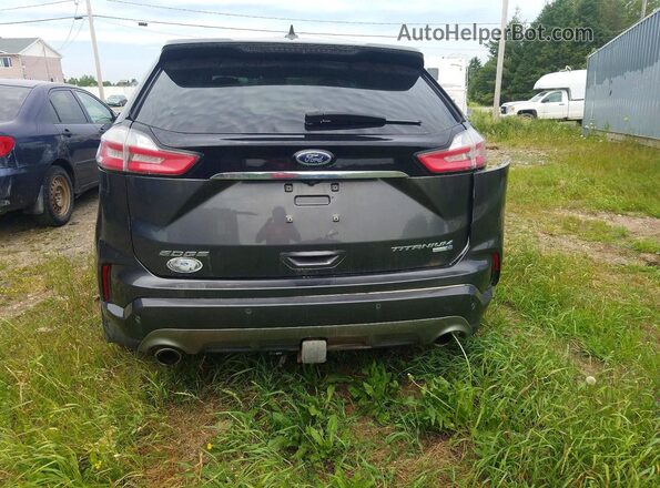 2FMPK4K98KBC65726 2019 FORD EDGE Charcoal Vista trasera