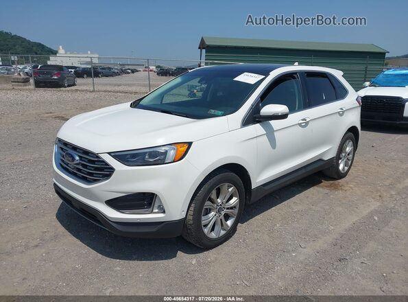 2FMPK4K98LBA07479 2020 FORD EDGE White Front left