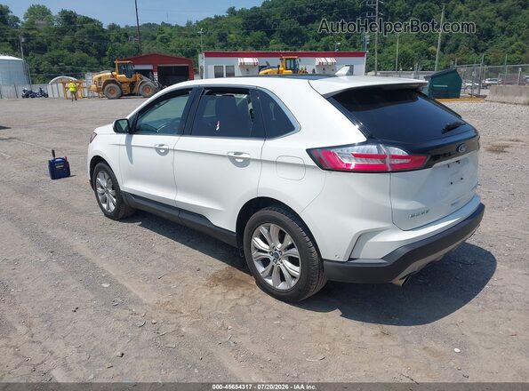 2FMPK4K98LBA07479 2020 FORD EDGE White Rear left
