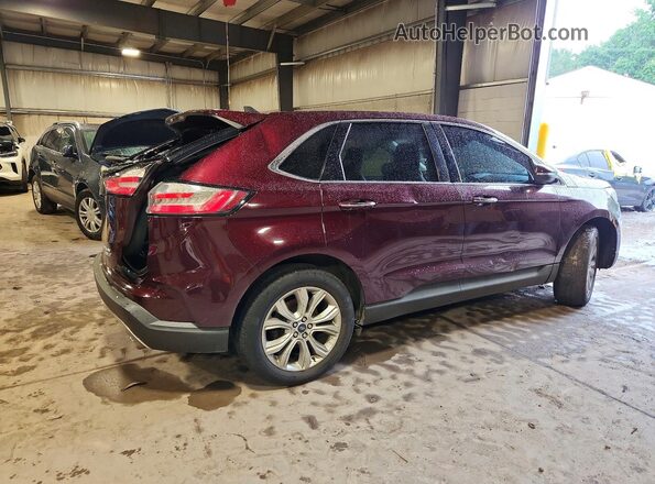 2FMPK4K98LBB42607 2020 FORD EDGE Burgundy უკანა მარჯვენა