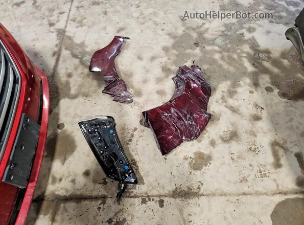 2FMPK4K98LBB42607 2020 FORD EDGE Burgundy VIN კოდის სტიკერის ხედი