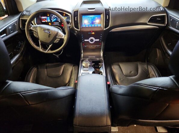 2FMPK4K98LBB42607 2020 FORD EDGE Burgundy წინა პანელის ხედი