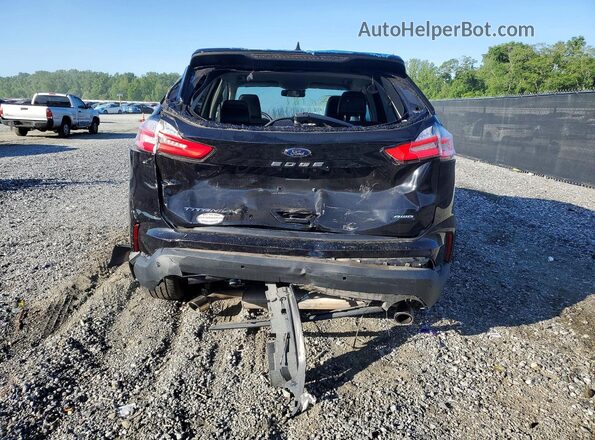 2FMPK4K98NBA37858 2022 FORD EDGE Черный Вид сзади