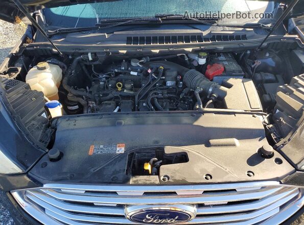 2FMPK4K98NBA37858 2022 FORD EDGE Черный Вид задней части салона