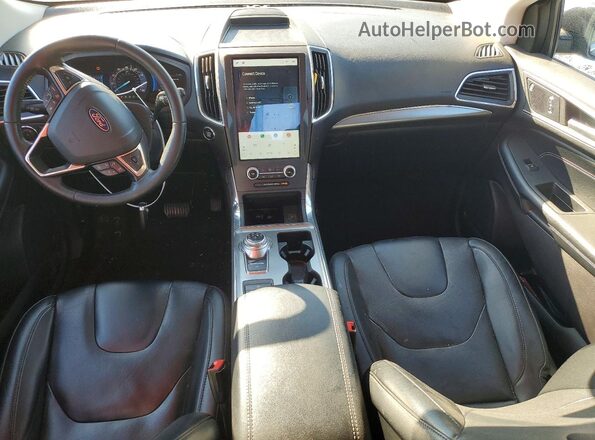 2FMPK4K98NBA37858 2022 FORD EDGE Черный Вид панели приборов