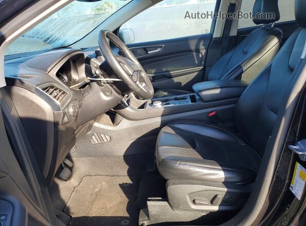 2FMPK4K98NBA37858 2022 FORD EDGE Черный Вид салона спереди