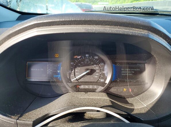 2FMPK4K98NBA37858 2022 FORD EDGE Черный Вид щитка приборов