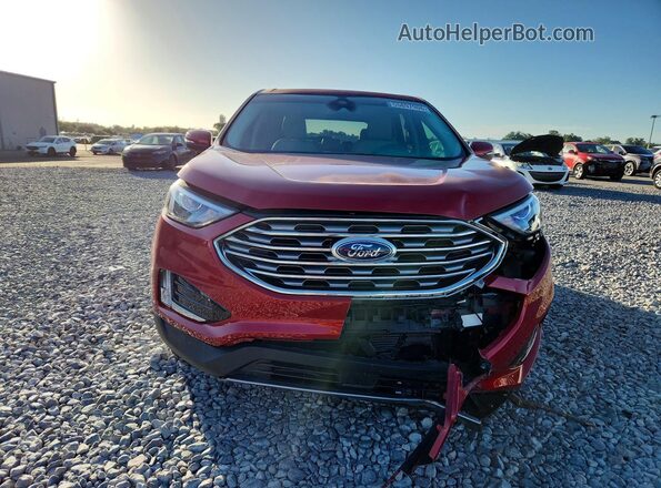 2FMPK4K98PBA23753 2023 FORD EDGE Red Vista frontal