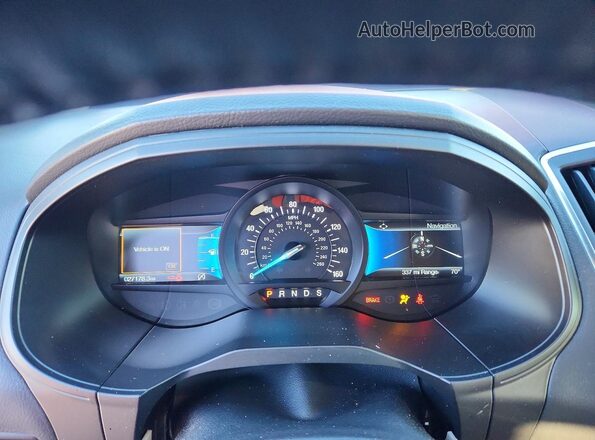 2FMPK4K98PBA23753 2023 FORD EDGE Red Vista del cuadro de instrumentos