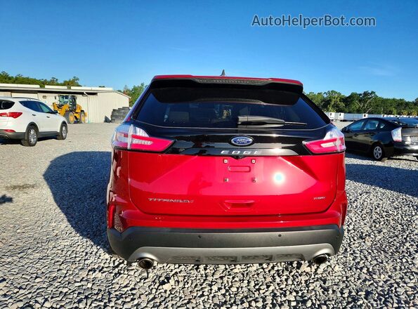 2FMPK4K98PBA23753 2023 FORD EDGE Red Vista trasera