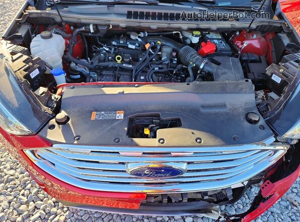 2FMPK4K98PBA23753 2023 FORD EDGE Red Vista del compartimento del motor