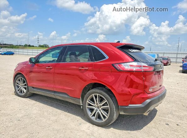 2FMPK4K98RBA19673 2024 FORD EDGE Red უკანა მარცხენა