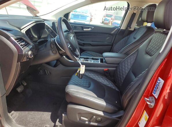 2FMPK4K98RBA19673 2024 FORD EDGE Red წინა სალონის ხედი