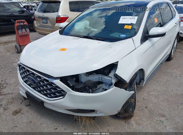 2FMPK4K98RBB19112 2024 FORD EDGE White Vista frontal