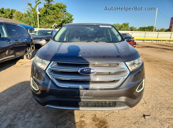 2FMPK4K99GBB06849 2016 FORD EDGE Gray Widok z przodu