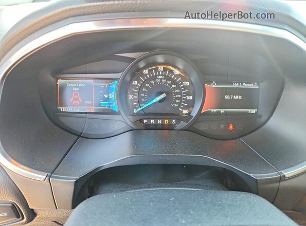 2FMPK4K99GBB06849 2016 FORD EDGE Gray Widok zestawu wskaźników